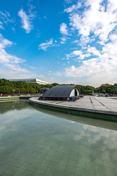 上海浦东世纪广场上海科技馆建筑